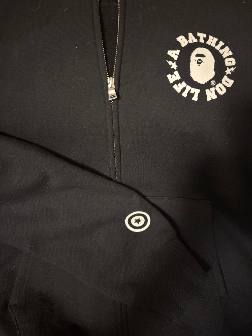 Bape x Big Sean Shark Full Zip Hoodie XL - Picture 10 of 10